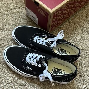 Vans Black Canvas Sneakers